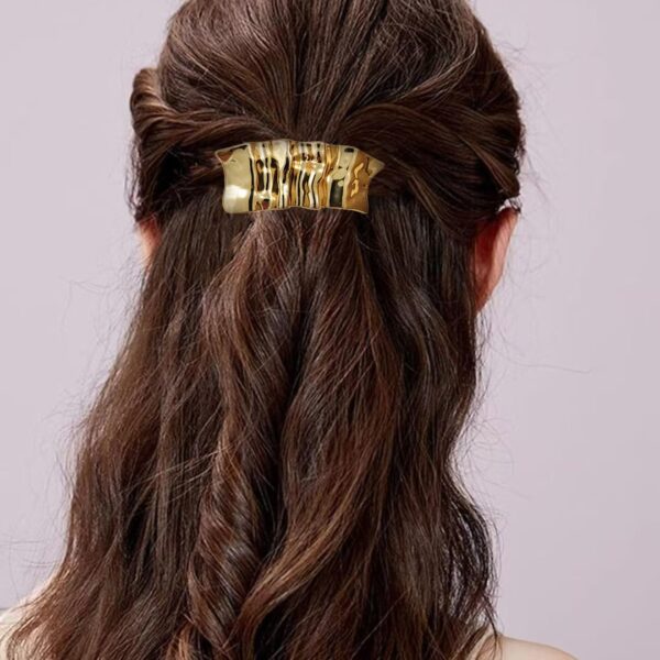 Wholesale Spring Clip Geometric Alloy Hairpin Back Head Ponytail Hair Accessories All-match Fashion Hair Headwear