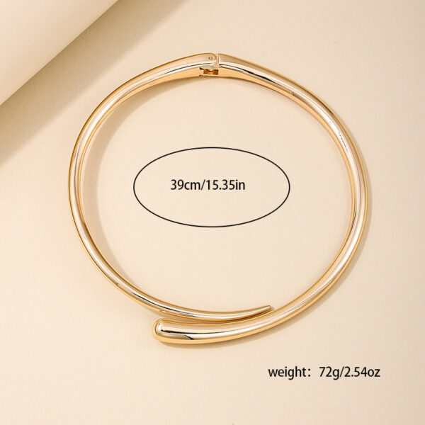oly-5911f3134ea963f3550d6fa0aa86ae4a Wholesale 1 Retro Simple Heavy Metal Cold Style Punk Hip-Hop Street Photography Master Ladies Collar Work Clothing Versatile