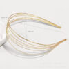 oly-592295f5d1c00f4ac74b7686e4339224 Wholesale Popular Metal Headband, Fashionable, Simple, High-End, Six-Layer Folding Metal Headband, Versatile