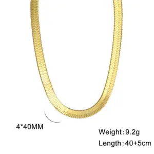 Gold / 4mm Wide / 40 5cm Long