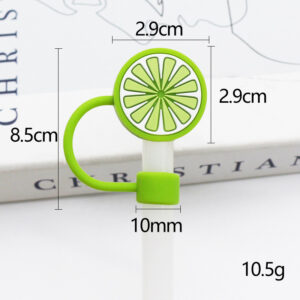 Silicone lemon 10mm / Bagged without straw