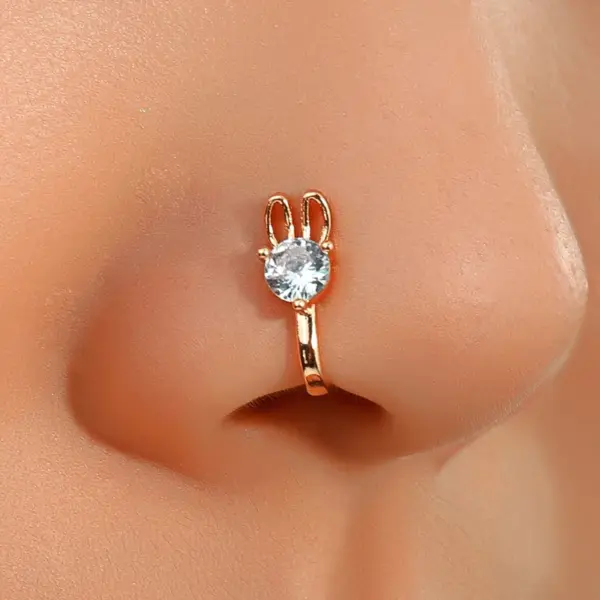 Wholesale Nose Rings & Studs Retro Animal Copper Plating Nose Pin