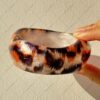 oly-59b96f5aa992f759f1d5a3247e19aab8 Wholesale resin oval wide version geometric arc resin halo leopard bracelet style bracelet for women