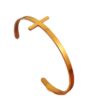 oly-59c2829956c12e1260142f32e3c5368f Wholesale Stainless steel heart-shaped bracelet, waterproof 18k gold cross bracelet, butterfly accessory