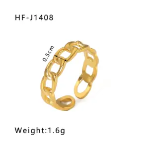 HF-J1408-Gold / Adjustable Opening