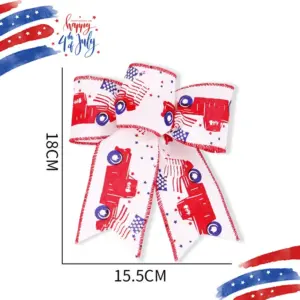 Small White Car Ribbon