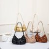 oly-59e822994f969edd3fb8c5e5ee8a3201 Wholesale Shoulder bag, pleated underarm bag, crescent-shaped bag