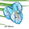oly-59ea5e3d3ef6637fbf4dfe80ddd17445 Wholesale loose powder cartoon rabbit princess letter jewelry acrylic pin DIY patch accessories