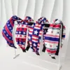 Wholesale American Flag Hair Band For Women In Cloth Material, Perfect For Independence Day And Spring Season