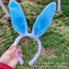 oly-5a03313d75aea1bb8e27b3345a373fe1 Wholesale Upgraded Easter Pink Plush Rabbit Ears Luminous Hair Band Children's Holiday Show Stall Toys