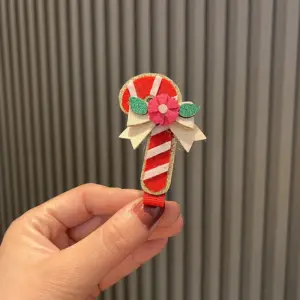 Orange Red P Hair Clip