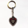 oly-5a2aeac54d63315d6edc4e9a82e0363f Wholesale gothic punk style Devil eye black rose love keychain personality dark keychain