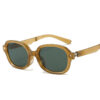 oly-5a36ec314c22a71054bc970562958f80 Wholesale Six Generation Folding Sunglasses Oval Ins Glasses Women's Sunscreen Retro All-match Pocket Air Cushion UV-resistant Sunglasses