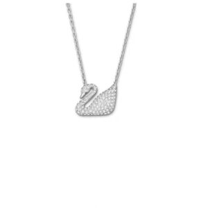 White swan necklace