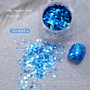 Internet celebrity large sequins-royal blue (yh257-06)