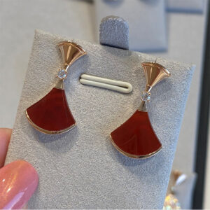 S018-champagne gold + red agate