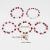oly-5a939330445913403963283a478f3aaa Wholesale American Flag Independence Day Bracelet Red White Blue Beaded Bracelet Holiday Party Jewelry For Men And Women