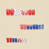oly-5aaad0076f64410fd1d1e32dc8a38958 Wholesale Removable Rectangular Nail Stickers American Independence Day Stars And Stripes Nail Art Decoration Retro Grid Nail Stickers