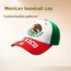 Wholesale American Flag Baseball Cap With Curved Brim, Breathable Polyester Material Featuring Printing, Ideal For Football World Cup