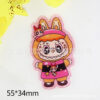 oly-5ae3918fd09ffb48ded6247962767daa Wholesale loose powder cartoon cloth cloth letter cute jewelry acrylic pin DIY patch accessories