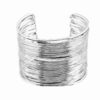 Wholesale Retro High-Quality Wire Bracelets Exaggerated Metal Open Bracelets Personalized Women's Hand Accessories