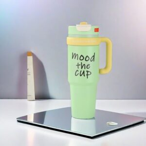 Ice pa cup 316-letter green 1000ml / Single cup with pattern