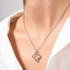 oly-5b7ab822d12d6a416aaa4df830670a48 Wholesale fashion women's clover necklace light luxury elegant simple Mori niche pendant jewelry