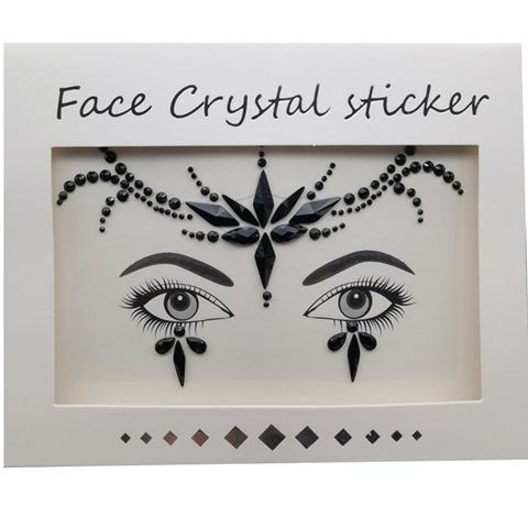 oly-5b90edd5de8e2bb3ec536460be88eb06 Wholesale Internet Celebrity DIY Face Stickers, Eyebrow Stickers, Acrylic Accessories, Colorfulful Forehead Decoration, Masquerade Face Rhinestone Stickers