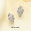Wholesale Feather Stud Earrings For Women With Copper And 925 Sterling Silver Posts In Multicolor