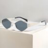 Wholesale Diamond sunglasses ladies metal sunglasses personalized small frame sunglasses photo concave shape South Korea