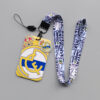 oly-5bcbee2467903609282e60f86331f04f Wholesale Cartoon animation hard bus push-fit card sleeve heat transfer student campus card polyester lanyard card meal card football