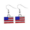 Wholesale Alloy independent sun earrings with wings, butterflies, rhinestone-encrusted boots, and dripping oil pendant earrings