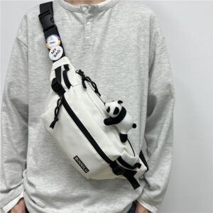 Wholesale New simple chest Bag Men's Fashion cross-border internet celebrity sports student women's shoulder bag all-match crossbody bag casual waist bag