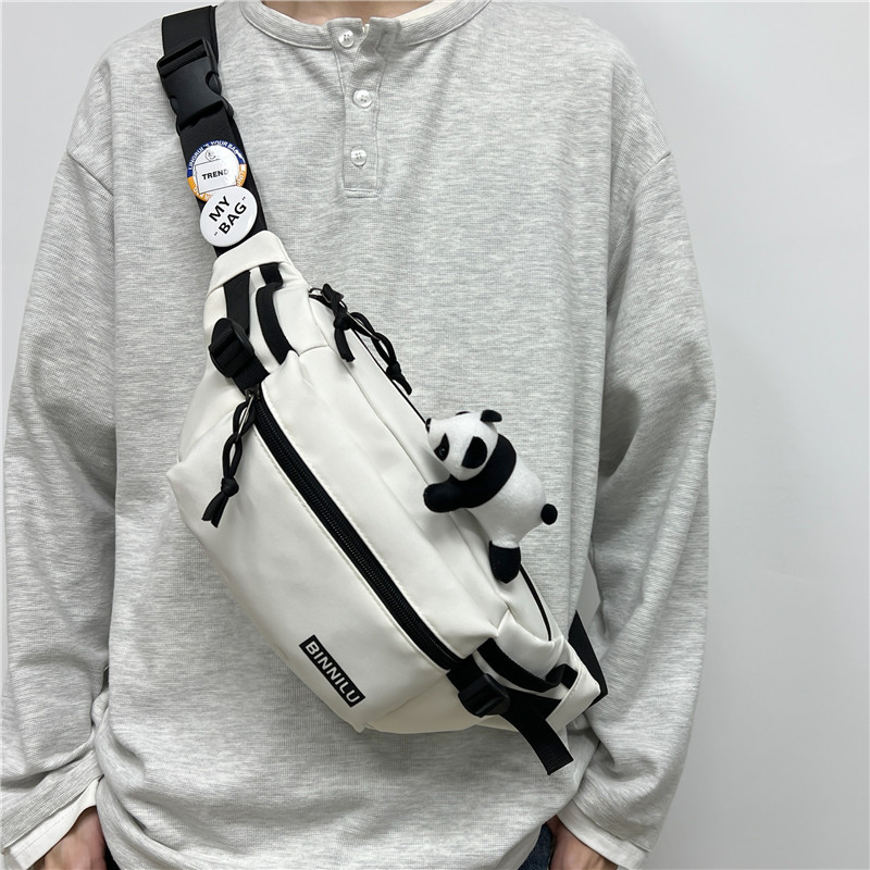 Wholesale New simple chest Bag Men's Fashion cross-border internet celebrity sports student women's shoulder bag all-match crossbody bag casual waist