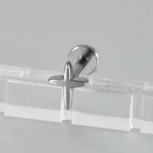Four Eight-Pointed Stars-Steel Color / Rod Thickness * Rod Length 1.2x8mm