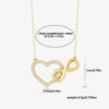 Wholesale 8-character love pendant unlimited love eight-character necklace women's heart-shaped clavicle chain simple Valentine's Day jewelry