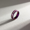 oly-5c7d7a1f0be1b6faedab5ef6d673b18a Wholesale Jewelry Inlaid with Dragon and Phoenix Pattern Purple Titanium Steel Nine Purple Fire Ring Couple Ring Bracelet
