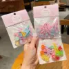 oly-5c8c06997821043d394a541502855641 Wholesale Mini Star Thumb Jelly Hair Clips Girls Mini Elastic Hair Bands Festive Resin Hair Accessories For Everyday Cute Female Children