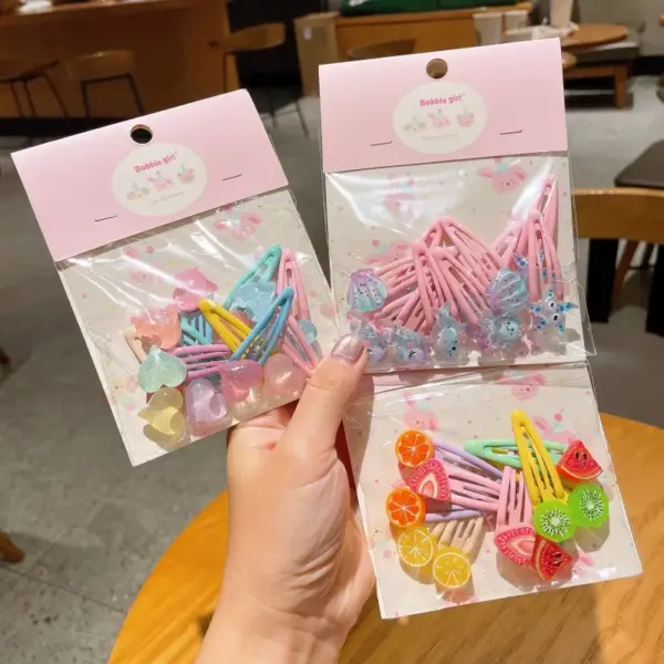 oly-5c8c06997821043d394a541502855641 Wholesale Mini Star Thumb Jelly Hair Clips Girls Mini Elastic Hair Bands Festive Resin Hair Accessories For Everyday Cute Female Children