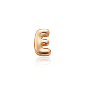 Rose Gold Letter E