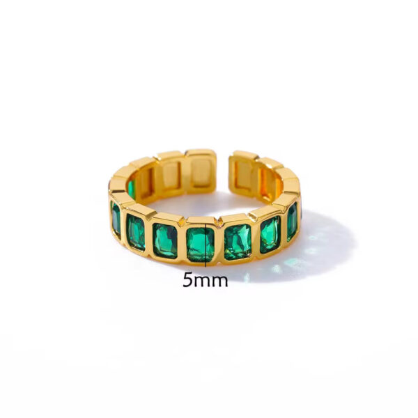 oly-5caeb3d183b4b9219b7fd21382f4b1d4 Wholesale selling zircon ring ins female fashion design feeling 18K gold plated ring ring ring jewelry rings