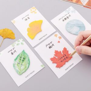 Wholesale Original Fresh Leaf Collection Post-It Notes Simulated Leaf Note Stickers N Times Message Stickers