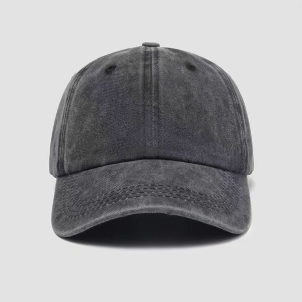 Wholesale Washed Old Peaked Cap Japanese Style Spring and Summer Soft Top Retro Peaked Cap Curved Brim Versatile Casual Outdoor Baseball Cap