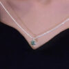 Wholesale Sparkling Starry Night Necklace Pendant for Women, Valentine's Day Collarbone Chain, Niche Minimalist Style, High-End Accessory, Affordable Luxury
