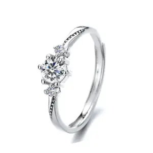 Women's (copper plated White Gold) / Opening adjustable