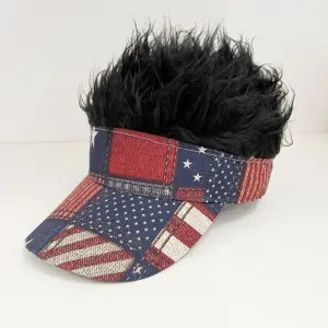 Cowboy Flag-Black Wig / adjustable