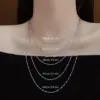 Wholesale Handmade Geometric Necklace For Women With 925 Sterling Silver Twisted Rope Chain