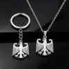 Wholesale Unisex Asymmetrical Eagle Necklace In 201 Stainless Steel With 18K Real Gold Plated Water Plating And Cable Chain