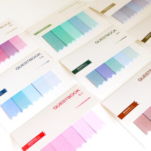 Wholesale South Korea creative gradient message note N times sticky note note note paper simple portable student stationery
