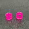 Wholesale 3-25mm Double Horn Ear Expander Soft Silicone Body Piercing Ear Jewelry Unisex Geometric Pattern European Style Epoxy Craft